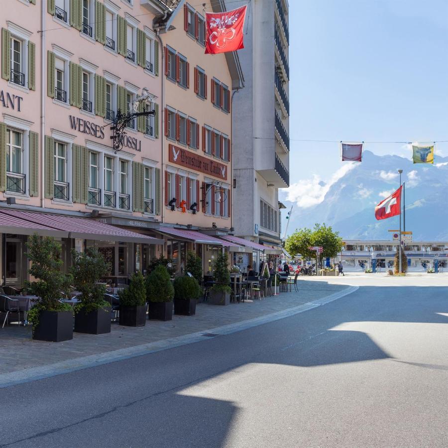 Weisses Roessli Swiss Quality Hotel Brunnen Exterior foto