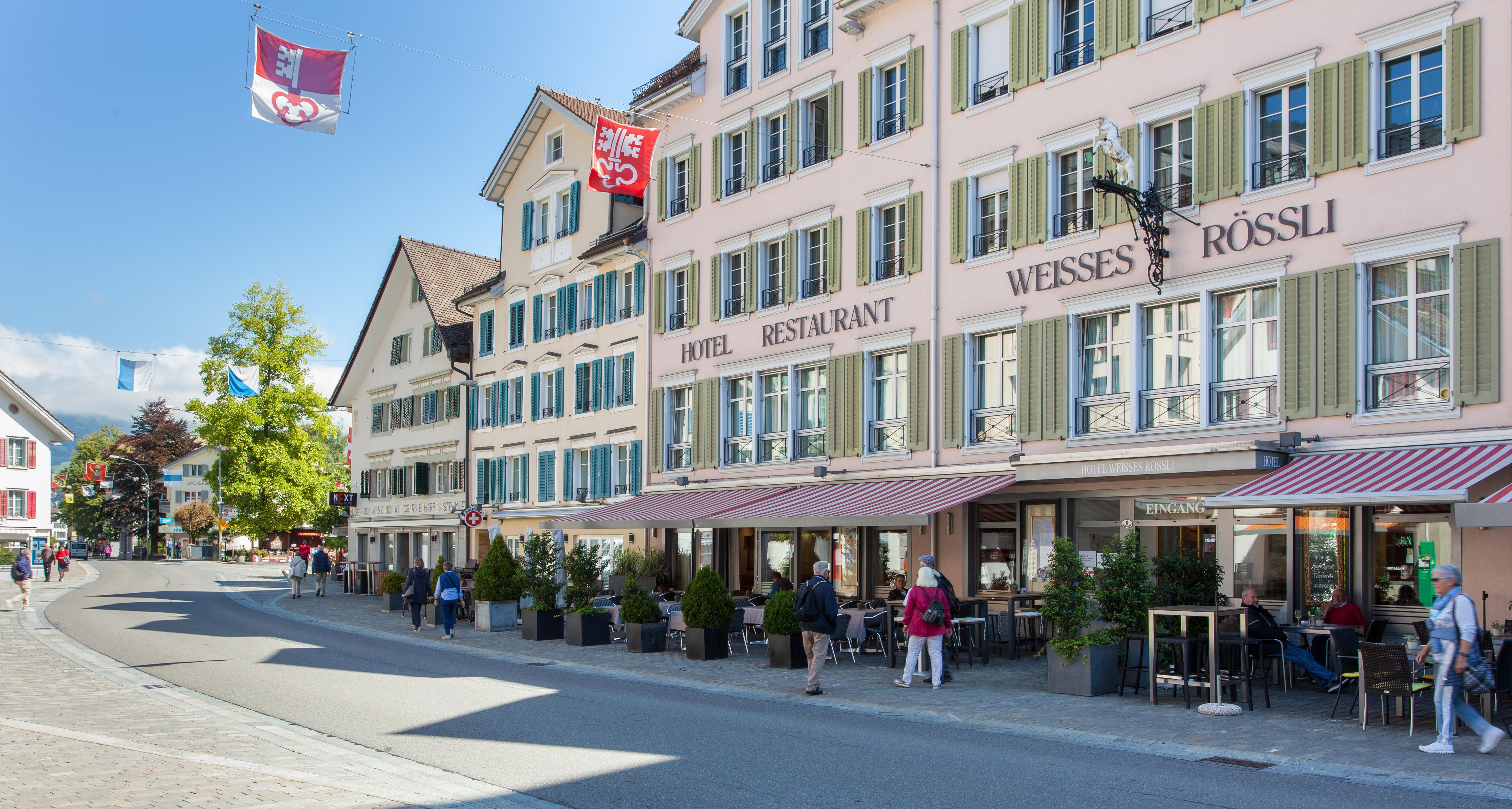 Weisses Roessli Swiss Quality Hotel Brunnen Exterior foto